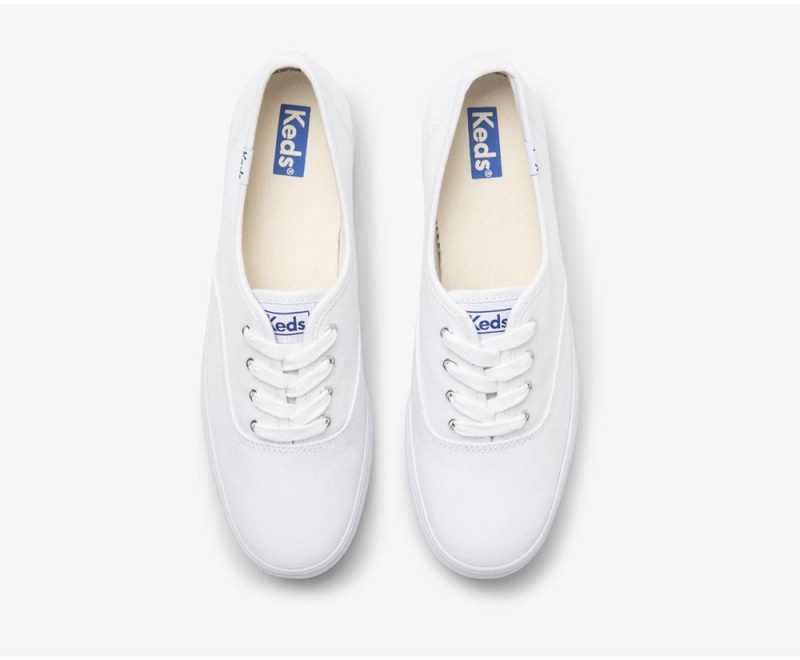 White Keds x Organic Cotton Triple Sneakers | 5329-VMXFQ