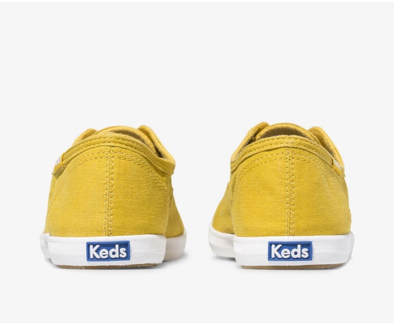 Yellow Keds Chillax Seasonal Washable Slip On | 4193-MCSQA