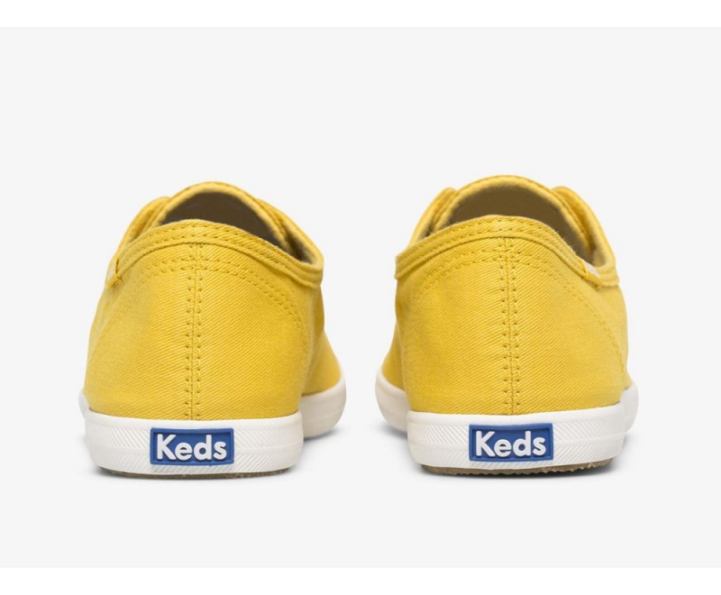 Yellow Keds x Organic Cotton Chillax Washable Slip On | 8240-XEHSA